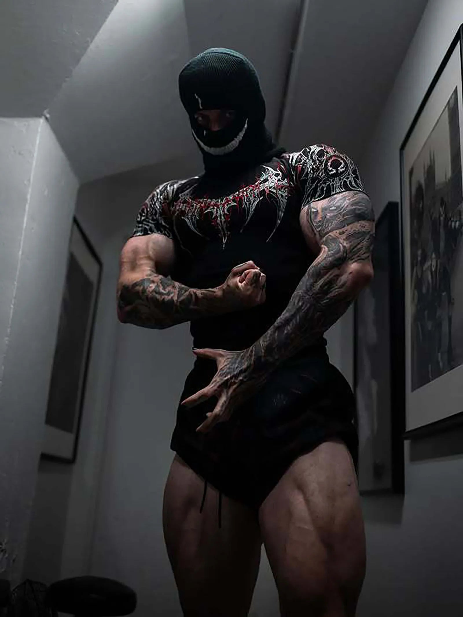 GYM T-shirt Men's Dark Gothic