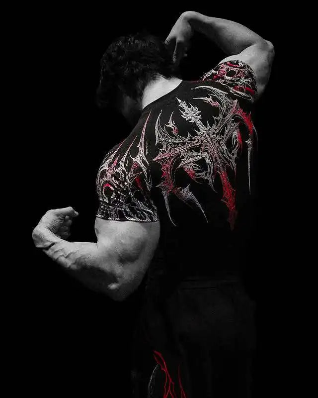 GYM T-shirt Men's Dark Gothic